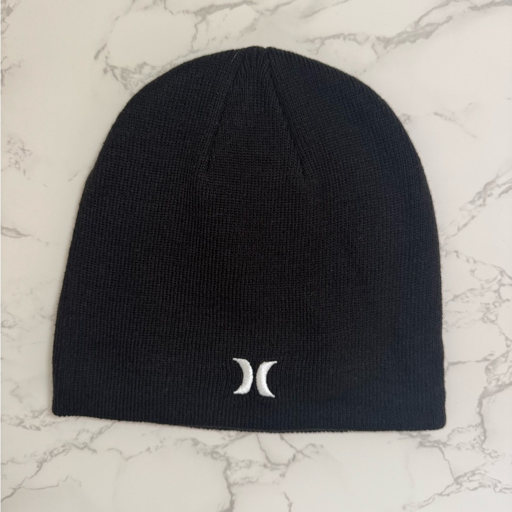 Hurley Classic Black Knit Beanie NWOT